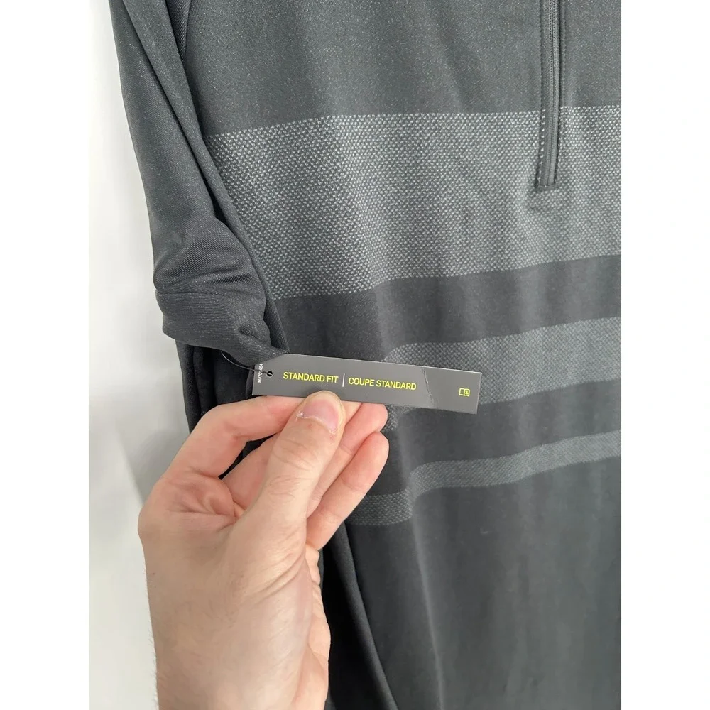 Nike Golf Mens Medium Dri Fit Vapor Standard Fit‎ Quarter 1/4 1/2 Zip BV0390-010